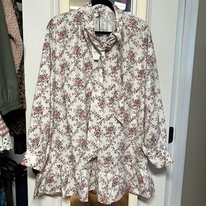 Glamorous Romantic Lavender Bouquet Dress